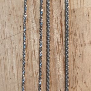 Sterling Silver Chain Bundle